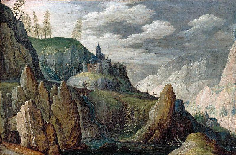 Tobias Verhaecht Mountainous Landscape Norge oil painting art